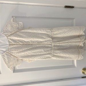Saylor Cream Montauk Eyelet Jamie Romper - S